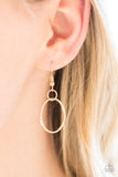 Circa de Couture - Gold Necklace - Paparazzi Accessories Necklace Bedazzle Me Pretty Mobile Fashion Boutique