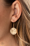 Circulating Shimmer - Gold Necklace - Paparazzi Accessories Necklace Bedazzle Me Pretty Mobile Fashion Boutique