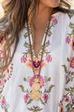 Circulating Shimmer - Gold Necklace - Paparazzi Accessories Necklace Bedazzle Me Pretty Mobile Fashion Boutique