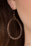 Circus Royale - Copper Necklace - Paparazzi Accessories Necklace Bedazzle Me Pretty Mobile Fashion Boutique