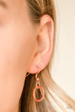 Circus Show - Copper Necklace - Paparazzi Accessories Necklace Bedazzle Me Pretty Mobile Fashion Boutique