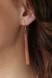 City Casual - Copper Necklace - Paparazzi Accessories Necklace Bedazzle Me Pretty Mobile Fashion Boutique
