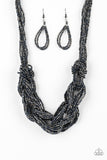 City Catwalk - Blue Necklace - Paparazzi Accessories Necklace Bedazzle Me Pretty Mobile Fashion Boutique