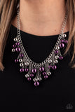 City Celebrity - Purple Necklace - Paparazzi Accessories Necklace Bedazzle Me Pretty Mobile Fashion Boutique