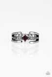 City Center - Purple Ring - Paparazzi Accessories Ring Bedazzle Me Pretty Mobile Fashion Boutique