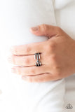 City Center - Silver Ring - Paparazzi Accessories Ring Bedazzle Me Pretty Mobile Fashion Boutique