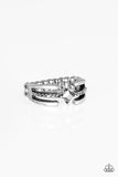 City Center - Silver Ring - Paparazzi Accessories Ring Bedazzle Me Pretty Mobile Fashion Boutique