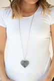 Classic Casanova - Black Necklace - Paparazzi Accessories Necklace Bedazzle Me Pretty Mobile Fashion Boutique
