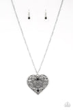 Classic Casanova - Black Necklace - Paparazzi Accessories Necklace Bedazzle Me Pretty Mobile Fashion Boutique