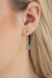 Classic Class Act - Purple Necklace - Paparazzi Accessories Necklace Bedazzle Me Pretty Mobile Fashion Boutique