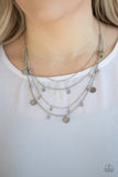 Classic Class Act - Purple Necklace - Paparazzi Accessories Necklace Bedazzle Me Pretty Mobile Fashion Boutique