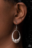 Classic Keepsake - White Earrings - Paparazzi Accessories Earrings Bedazzle Me Pretty Mobile Fashion Boutique