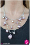 Classically Captivating - Purple Necklace - Paparazzi Accessories Necklace Bedazzle Me Pretty Mobile Fashion Boutique