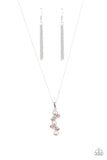 Classically Clustered - Pink Necklace - Paparazzi Accessories Necklace Bedazzle Me Pretty Mobile Fashion Boutique