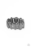 Classy Cave - Black Bracelet - Paparazzi Accessories Bracelet Bedazzle Me Pretty Mobile Fashion Boutique
