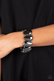 Classy Cave - Black Bracelet - Paparazzi Accessories Bracelet Bedazzle Me Pretty Mobile Fashion Boutique