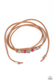 Clear A Path - Pink Bracelet - Paparazzi Accessories Bracelet Bedazzle Me Pretty Mobile Fashion Boutique