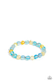 Clear Craze - Blue Bracelet - Paparazzi Accessories Bracelet Bedazzle Me Pretty Mobile Fashion Boutique