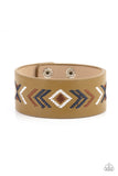 Cliff Glyphs - Multi Bracelet - Paparazzi Accessories Bracelet Bedazzle Me Pretty Mobile Fashion Boutique