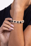 Climb Aboard - Black Bracelet - Paparazzi Accessories Bracelet Bedazzle Me Pretty Mobile Fashion Boutique