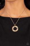 Clique Couture - Gold Necklace - Paparazzi Accessories Necklace Bedazzle Me Pretty Mobile Fashion Boutique