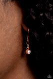 Close to You - Copper Necklace - Paparazzi Accessories Necklace Bedazzle Me Pretty Mobile Fashion Boutique