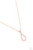 Close to You - Copper Necklace - Paparazzi Accessories Necklace Bedazzle Me Pretty Mobile Fashion Boutique