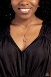 Close to You - Copper Necklace - Paparazzi Accessories Necklace Bedazzle Me Pretty Mobile Fashion Boutique