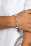 Cluelessly Crushing - Multi Bracelet - Paparazzi Accessories Bracelet Bedazzle Me Pretty Mobile Fashion Boutique