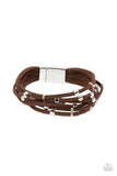 Clustered Constellations - Brown Bracelet - Paparazzi Accessories Bracelet Bedazzle Me Pretty Mobile Fashion Boutique