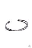 Coachella Curls - Black Bracelet - Paparazzi Accessories Bracelet Bedazzle Me Pretty Mobile Fashion Boutique