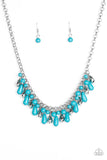 Coastal Cabanas - Blue Necklace - Paparazzi Accessories Necklace Bedazzle Me Pretty Mobile Fashion Boutique