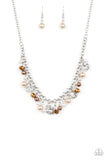 Coastal Cache - Multi Necklace - Paparazzi Accessories Necklace Bedazzle Me Pretty Mobile Fashion Boutique