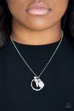 Coastal Couture - Silver Necklace - Paparazzi Accessories Necklace Bedazzle Me Pretty Mobile Fashion Boutique