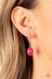 Coastal Cruise - Pink Necklace - Paparazzi Accessories Necklace Bedazzle Me Pretty Mobile Fashion Boutique