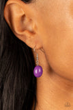 Coastal Cruise - Purple Necklace - Paparazzi Accessories Necklace Bedazzle Me Pretty Mobile Fashion Boutique