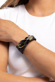 Coat of Arms Couture - Black Bracelet - Paparazzi Accessories Bracelet Bedazzle Me Pretty Mobile Fashion Boutique