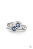 Collect Up Front - Blue Ring - Paparazzi Accessories Ring Bedazzle Me Pretty Mobile Fashion Boutique
