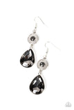 Collecting My Royalties - Silver Earrings - Paparazzi Accessories Earrings Bedazzle Me Pretty Mobile Fashion Boutique