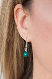 Color Boost - Green Necklace - Paparazzi Accessories Necklace Bedazzle Me Pretty Mobile Fashion Boutique