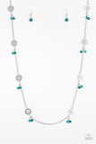 Color Boost - Green Necklace - Paparazzi Accessories Necklace Bedazzle Me Pretty Mobile Fashion Boutique