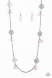 Color Boost - Pink Necklace - Paparazzi Accessories Necklace Bedazzle Me Pretty Mobile Fashion Boutique