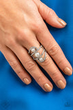 Color Me Envious - White Ring - Paparazzi Accessories Ring Bedazzle Me Pretty Mobile Fashion Boutique