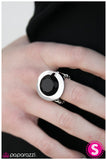 Color Me Posh - Black Ring - Paparazzi Accessories Ring Bedazzle Me Pretty Mobile Fashion Boutique