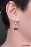 Color My World - Red Necklace - Paparazzi Accessories Necklace Bedazzle Me Pretty Mobile Fashion Boutique