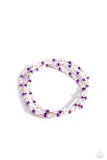 Colorblock Cache - Purple Bracelet - Paparazzi Accessories Bracelet Bedazzle Me Pretty Mobile Fashion Boutique
