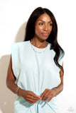 Colorblock Charm - Green Necklace - Paparazzi Accessories Necklace Bedazzle Me Pretty Mobile Fashion Boutique