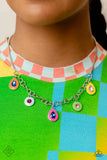 Colorblock Craze - Multi Necklace - Paparazzi Accessories Necklace Bedazzle Me Pretty Mobile Fashion Boutique