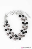 Colorful Adventures - Black Bracelet - Paparazzi Accessories Bracelet Bedazzle Me Pretty Mobile Fashion Boutique