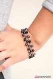 Colorful Adventures - Black Bracelet - Paparazzi Accessories Bracelet Bedazzle Me Pretty Mobile Fashion Boutique